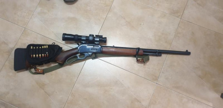 Por dejar la afición vendo 2 rifles
Marin 444 en perfecto estado con carrillera porta munición,correa 01