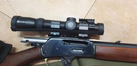 Por dejar la afición vendo 2 rifles
Marin 444 en perfecto estado con carrillera porta munición,correa 10