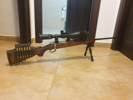 Por dejar la afición vendo 2 rifles
Marin 444 en perfecto estado con carrillera porta munición,correa 22