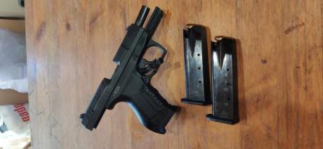 Pongo a la venta mi Walther P99 AS calibre 9mm, en perfecto estado estético y de funcionamiento. Guiada 11