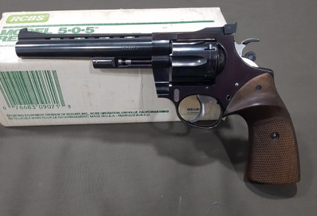 Vendo REVOLVER KORTH cal 22lr de 6 pulgadas en perfecto estado para financiar otro caprichillo, lo vendo 11