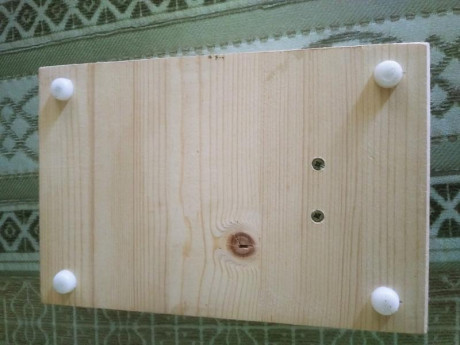  Soporte de carga para revólveres de avancarga, abatible de fabricación casera hecho en madera, 
Compatible 00