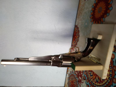  Soporte de carga para revólveres de avancarga, abatible de fabricación casera hecho en madera, 
Compatible 11