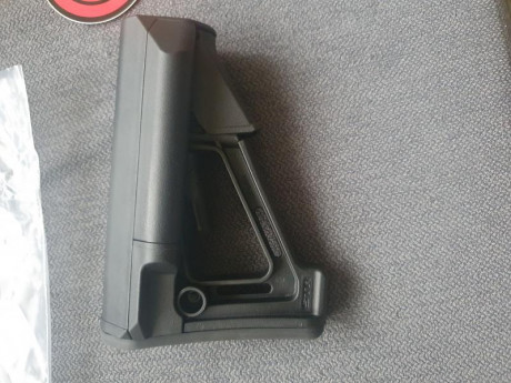 VENDIDO.

Vendo culata Magpul STR Mil-Spec, para AR15. Con orificio para enganche QD Magpul. Compartimentos 00