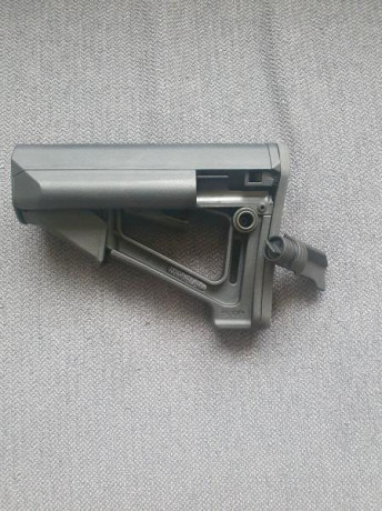 VENDIDO.

Vendo culata Magpul STR Mil-Spec, para AR15. Con orificio para enganche QD Magpul. Compartimentos 11