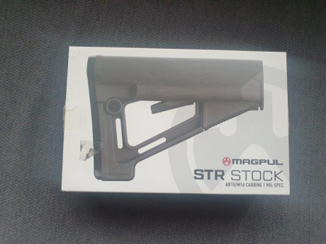 VENDIDO.

Vendo culata Magpul STR Mil-Spec, para AR15. Con orificio para enganche QD Magpul. Compartimentos 21