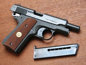 Pistola Reck PTB 238 Commander cal 8mm.Como nueva,está inscrita en el libro del coleccionista. 175 euros.6siete9 00