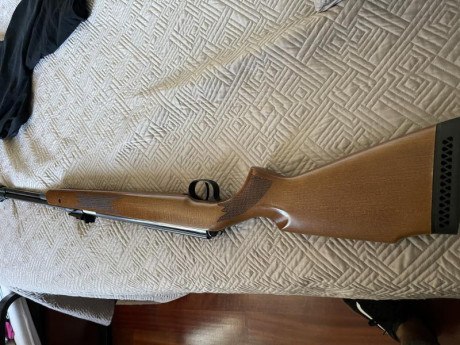 Diana 460 magnum comprada en 2020 en tienda española, calibre 5,5 con alguna marca en la madera, pero 01