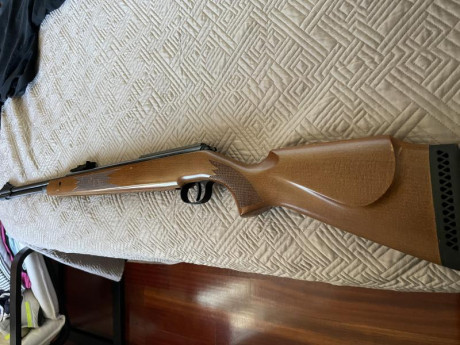 Diana 460 magnum comprada en 2020 en tienda española, calibre 5,5 con alguna marca en la madera, pero 00