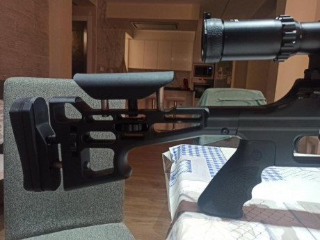 buenos dias ,vendo rifle THOMPSON CENTER LLR CAL 308, ESTRIAS 5R tiene 3 años pero solo tiene 5 disparos 12