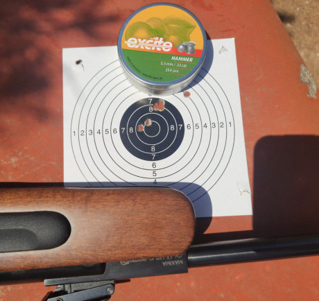 Bueno, para animar el foro un poco, propongo colgar fotos de dianas y arma usada para ello, pudiendo ser 10