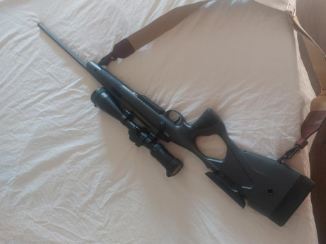 VENDIDO

Vendo Sako S20  Hunter, calibre 308w,
 cañón fluted de 60 cm, tratamiento de Ceracote, gatillo 02
