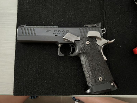 Buenos dias por cambia de arma vendo pistola STI EDGE calibre 9mm, la misma se encuentra en en perfectas 02