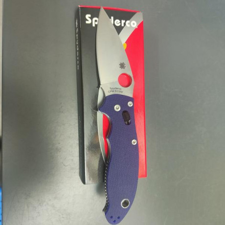 Navaja spyderco manix 2 s110v nueva, solo vitrina.

140€ enviada península por GLS.

Tengo la factura. 00