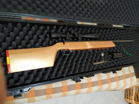 Vendo anschutz match 54, en perfecto estado, excelente para tiro de precision, preparada para BR50 y Fclass 10