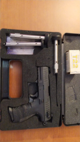 Disculpen el error, ahora creo que está en el foro adecuado. Vendo esta pistola walther P 22, nueva o 00