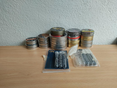 Pues eso, voy a mover si liquido todos los restos de cajas de balines que he ido usando y que finalmente 01