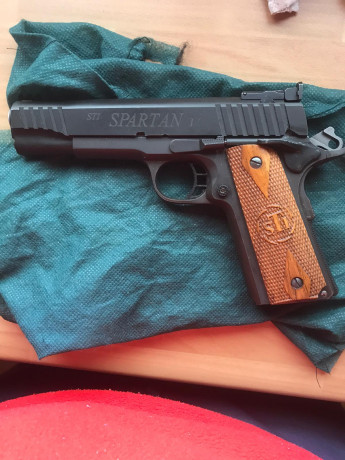 Vendo pistola STI Spartan V en muy buen estado. 750 €.

El arma está en Madrid 00