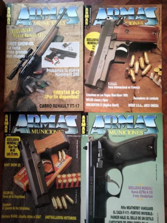 Vendo revista Armas y Municiones.
93 números entre el 36 y el 187 y algunos números extra.
Rebajado a 00