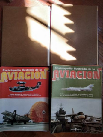 Enciclopedia Ilustrada de la Aviación.
Magnífica publicación de los años 80.
Cuatro primeros tomos (de 00