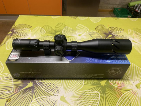 Vendo este visor DISCOVERY HD 5-25x50 SFIR FFP.
Tiene tubo de 30mm y lentes HD.
Muy nitido y en primer 02