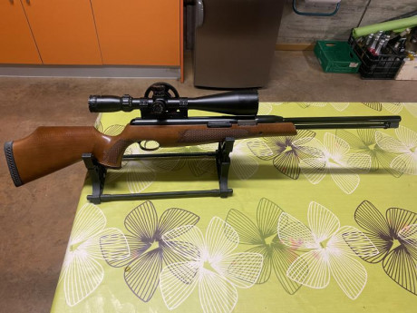 VENDO AIR ARMS TX200 MK3 HAYA 4’5 16julios.
Carabina extramadamente precisa como es sabido por todos.
Pavonado 01