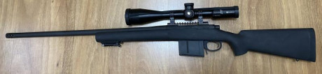 Vendo excelente rifle Remintong 700 Police MLR, Cal. 338 Lapua.

El rifle está prácticamente nuevo, no 00