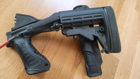 VENDIDA culata táctica de reducción de retroceso Blackhawk Noxx Specops Gen II para Mossberg 500.
Viene 22