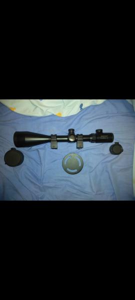 Vendo este visor zasdar de aumentos 10-40x60, se ve claro desde mucha distancia, tiene rueda de paralelaje 01
