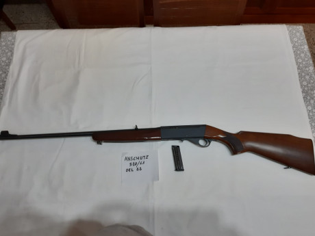 vendo carabina ANSCHUSTZ del 22 lr en perfectas condiciones mi telefono 610275240 con WHATSAPP si te interesa 130