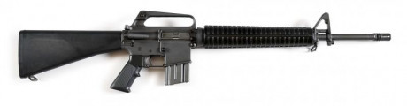 Hola. Busco un AR-15 Carbine en .222, pero (importante), que tenga la culata, asa de transporte extraible, 40
