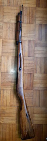 Vendo culata completa, con baqueta y herrajes de metal, para Mosin Nagant corto.   Vendida   01
