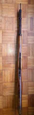 Vendo culata completa, con baqueta y herrajes de metal, para Mosin Nagant corto.   Vendida   10