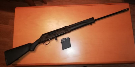 Pongo a la venta Saiga cal. 410 con cargador limitado a tres cartuchos añadiendo cargador de 10 y otro 11
