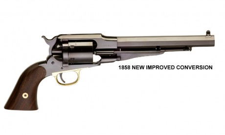 Se me ocurre, que podría ser interesante utilizar el revolver UBERTI Conversión Remington 1858, para la 00