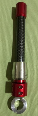 Sintonizador lowey con tubo de fibra para diametro de cañon con 23,64mm se usaba en una anschutz 54.30. 02
