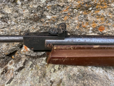 Lo dicho, vendo mi primera carabina, una Gamo Cadet S comprada en 1989, calibre 4.5, el estado es bastante 01