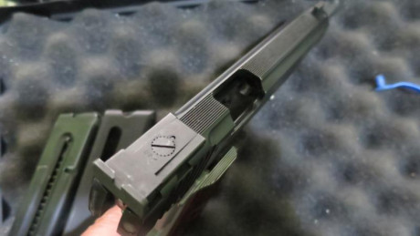 Para comprar un modelo superior, vendo esta Kimber bitono 1911 cal 22 LR, en perfecto estado, con su estuche, 00