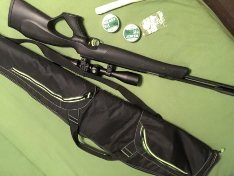 •1

Carabina +Visor Hawke Vantage Sf 3-12x44 (paralaje lateral) Retícula Half Mildot y monturas visor 00