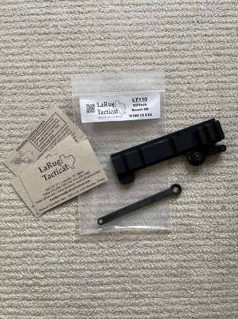 Hola 
Vendo estas dos  monturas LaRue Tactical EOTech QD Mount LT110  
y la montura para el magnificador 00