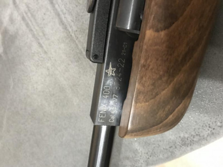 Carabina de aire comprimido Cometa Fenix 400 cal 4,5. Sin estrenar. 190€ envio incluido en Peninsula. 22