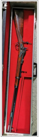 Fabuloso rifle David de Pedersoli, el más alto de la gama, está sin estrenar nunca ha sido disparado, 02