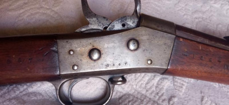 Vendo Rolling Block modelo Sueco/Danés 1867 en calibre 12.7x44R, que es una calibre 50.

Se trata de uno 131