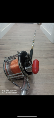 Varios equipos de pesca para brumeo currican pesca al vivo…  con cañas los penn tienen algunos frenos 20