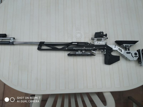 Vendo carabina Feinwerkbau 800X alu grip talla M
Grip de repuesto Feinwerkbau talla S
Juego anillas del 10