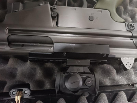 Hola el otro día puse el punto rojo que tengo en mi cetme a tiro, lo puse con puntas privi 165gr (o eso 120