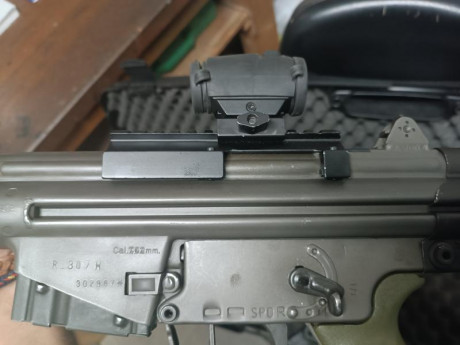 Hola el otro día puse el punto rojo que tengo en mi cetme a tiro, lo puse con puntas privi 165gr (o eso 140