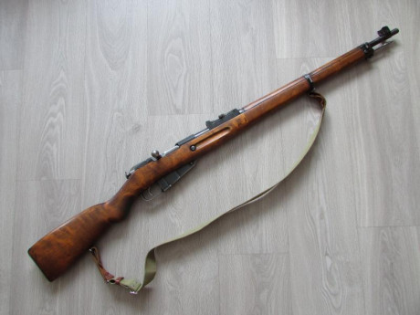  Mosin Nagant Finlandés modelo 39 , calibre 7,62x54R. Ideal para tiradas de fusil histórico. Marcas SA 01