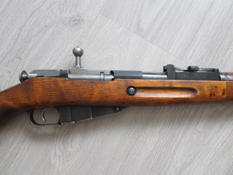  Mosin Nagant Finlandés modelo 39 , calibre 7,62x54R. Ideal para tiradas de fusil histórico. Marcas SA 00