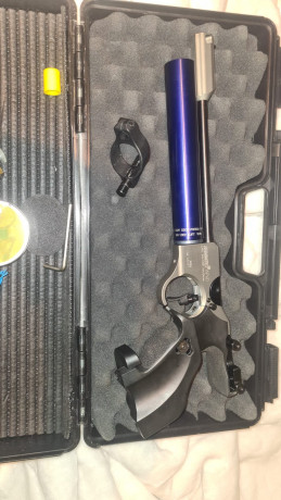 Buenas vendo mi hammerli ap-40 con 1 botella y contrapeso revisada por Pablo de ibergrips el arma se encuentra 10